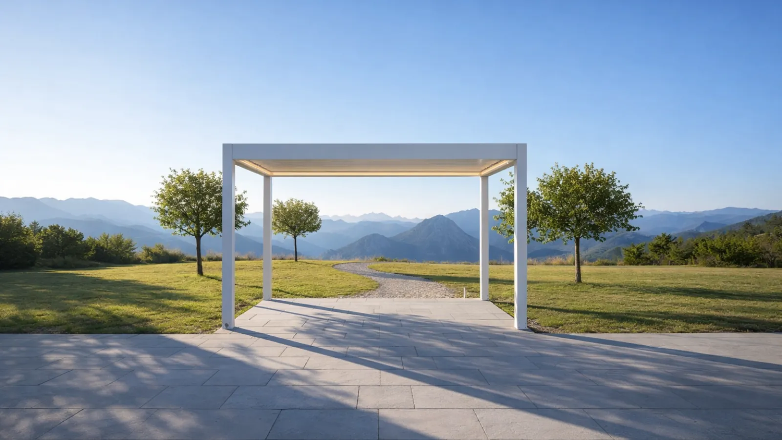 Pergola bioclimatica BioKlim realizzata